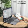 USB-C laidas AUKEY CB-KCC102 1,8m juodas 0,48 Gbit/s