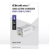 Vidinis greitasis įkroviklis QOLTEC 50765 — 65W USB-C PD 3.0 + USB-A, 5–20V, Type-C Eurokištukas, 2 įrenginiai