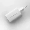 Vidinis greitasis įkroviklis QOLTEC 50765 — 65W USB-C PD 3.0 + USB-A, 5–20V, Type-C Eurokištukas, 2 įrenginiai