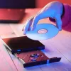Išorinis DVD-RW optinis įrenginys Qoltec 51858, USB 2.0 & eSATA, dėklo įdėjimas, juodas, 24x CD / 8x DVD