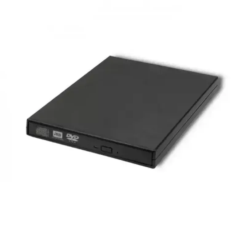 Išorinis DVD-RW optinis įrenginys Qoltec 51858, USB 2.0 & eSATA, dėklo įdėjimas, juodas, 24x CD / 8x DVD