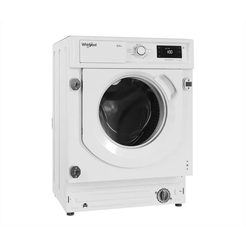 Whirlpool FreshCare BI WDWG 861485 EU skalbyklė su džiovykle įmontuojama balta