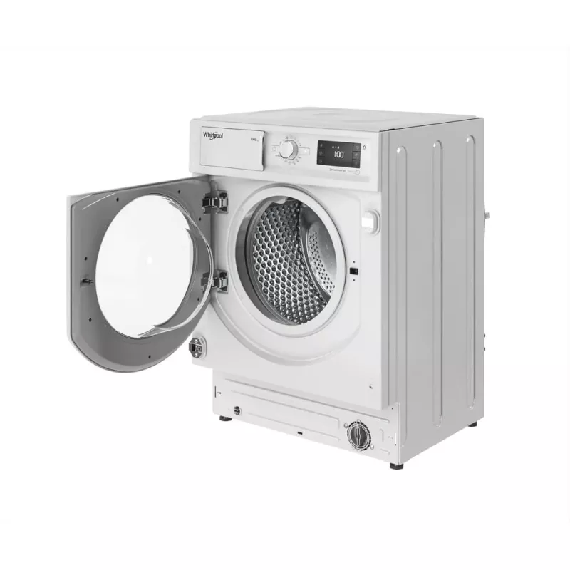 Whirlpool FreshCare BI WDWG 861485 EU skalbyklė su džiovykle įmontuojama balta