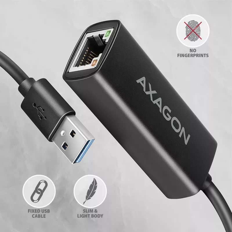 Axagon ADE-AR USB-A 3.2 Gen 1 - Gigabit Ethernet adapteris, Realtek 8153