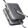 Axagon HMC-5HL USB 5Gbps šakotuvas, 2x USB-A, HDMI 4k/60Hz, RJ-45, PD 100W, 20cm USB-C laidas