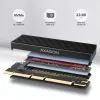 AXAGON PCEM2-XS PCIe x16 adapteris M.2 NVMe M-key lizdu su pasyviu aliumininiu radiatoriumi
