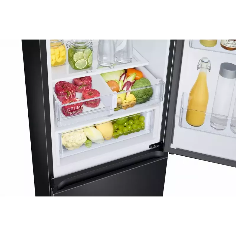 Šaldytuvas su šaldikliu Samsung RB34C675EBN 350L, energijos klasė E