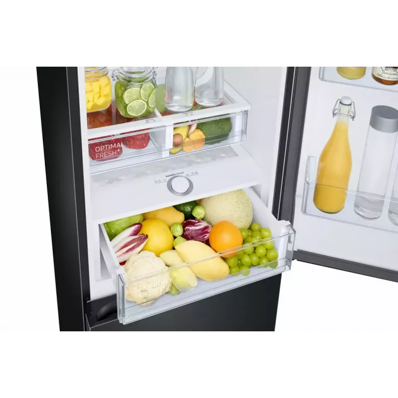 Šaldytuvas su šaldikliu Samsung RB34C675EBN 350L, energijos klasė E