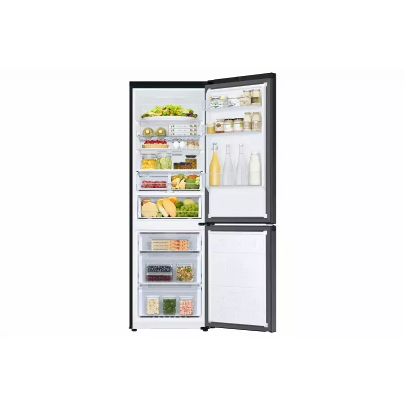 Šaldytuvas su šaldikliu Samsung RB34C675EBN 350L, energijos klasė E