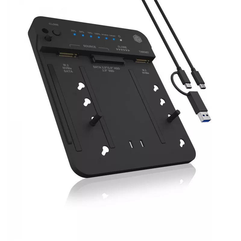ICY BOX IB-2913MCL-C31 USB 3.2 Gen 2 (3.1 Gen 2) Type-C juoda