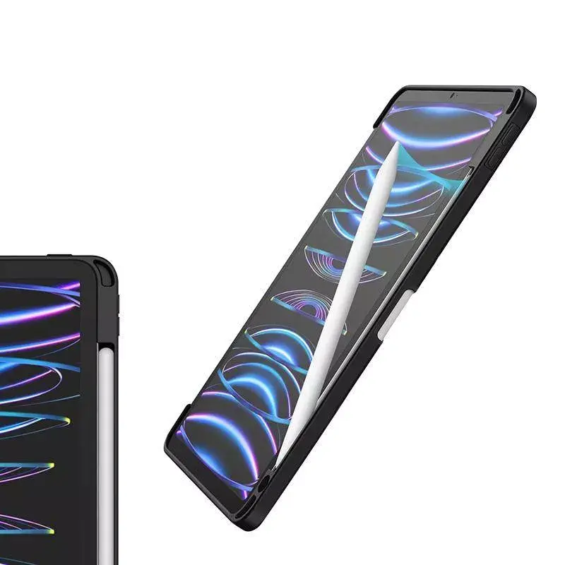 Dėklas Folio Crong CRG-PRF-IPD11-BLK, skirtas iPad Pro 11 (2022/2021)