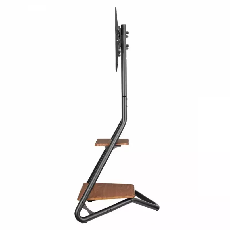 TV stovas MACLEAN MC-455 laisvai pastatomas medinis stovas televizoriams iki VESA 600x400