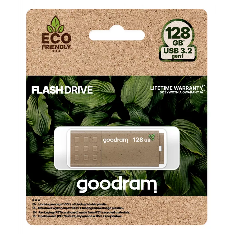 USB atmintukas GOODRAM UME3 128 GB USB-A 3.2 Gen 1 (skaitymas 60 MB/s, rašymas 20 MB/s, bronzinis)