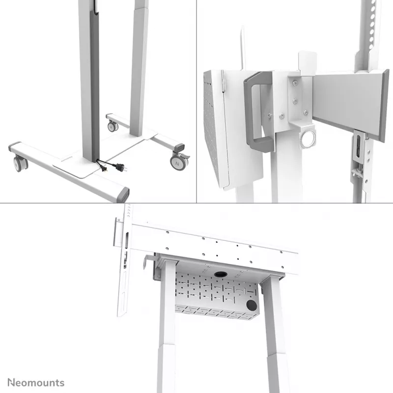 Neomounts FL55-875WH1 mobilus televizoriaus stovas 55-100 colių - motorizuotas - TÜV