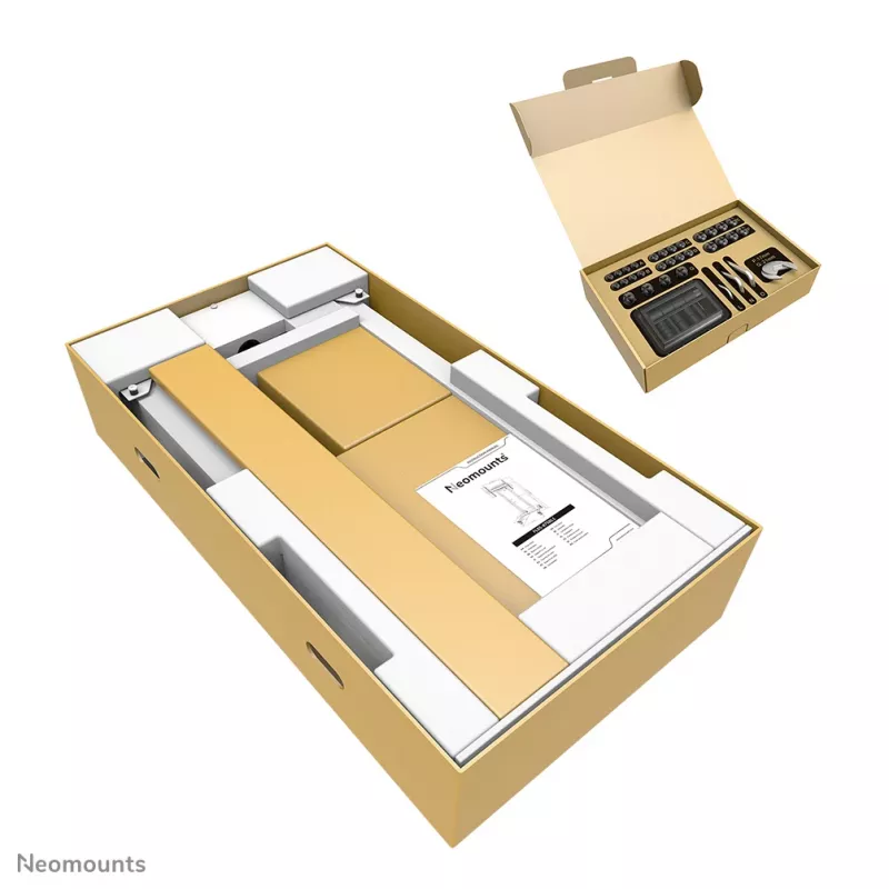 Neomounts FL55-875WH1 mobilus televizoriaus stovas 55-100 colių - motorizuotas - TÜV