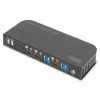 DIGITUS KVM jungiklis 2x1 HDMI, HDMI išvestis, USB, 4Kx2K@60Hz