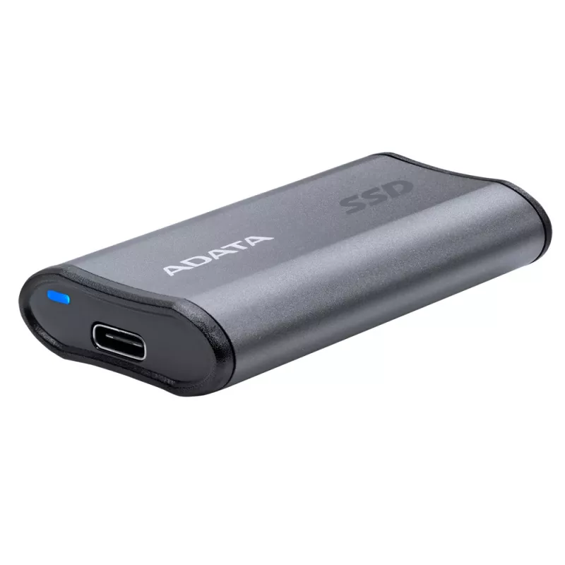 ADATA Elite SE880 4 TB išorinis SSD diskas USB Type-C USB 3.2 Gen 2x2 pilka spalva