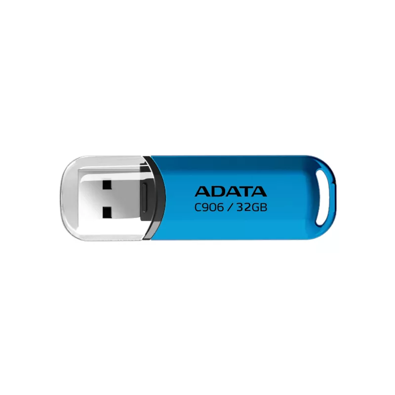 ADATA AC906-32G-RWB USB atmintukas 32 GB USB Type-A 2.0 Mėlyna, permatoma