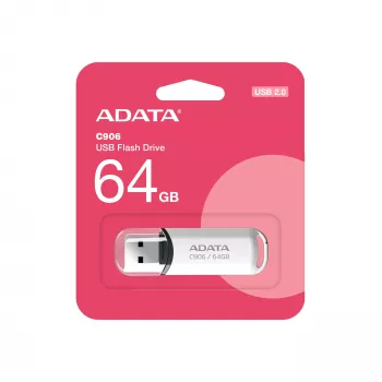 ADATA C906 USB atmintukas 64 GB USB Type-A 2.0 Baltas