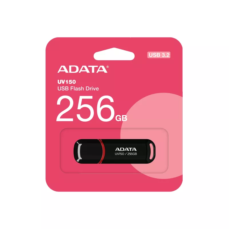 ADATA UV150 USB atmintukas 256 GB USB-A 3.2 Gen 1 juodas