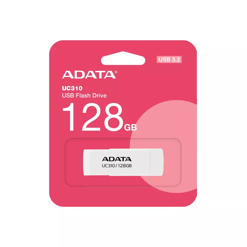 ADATA UC310 USB atmintukas 128 GB USB Type-A 3.2 Gen 1 (3.1 Gen 1) Baltas