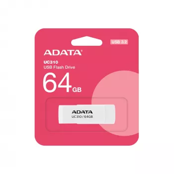 ADATA UC310 USB atmintukas 64 GB USB Type-A 3.2 Gen 1 Baltas