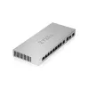Zyxel XGS1010-12-ZZ0102F tinklo jungiklis, nevaldomas, Gigabit Ethernet (10/100/1000), pilka