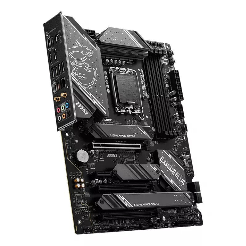 Motininė plokštė MSI Z790 GAMING PLUS WIFI – Intel Z790, LGA 1700 ATX, DDR5, 4x M.2, 2.5Gb LAN, Wi‑Fi 6, BT 5.3