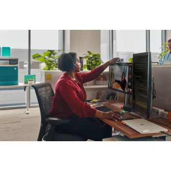 HP Poly Blackwire 3325 Stereo ausinės su mikrofonu, sertifikuotos Microsoft Teams, USB-C jungtimi, 3,5 mm lizdu ir USB-C/A adapteriu