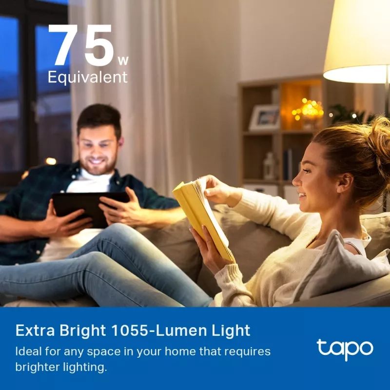 TP-Link Tapo L535E išmanioji LED lemputė, daugiaspalvė, Matter, 1055 liumenų, Wi-Fi/Bluetooth