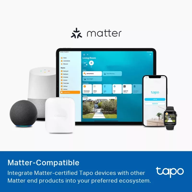TP-Link Tapo L535E išmanioji LED lemputė, daugiaspalvė, Matter, 1055 liumenų, Wi-Fi/Bluetooth