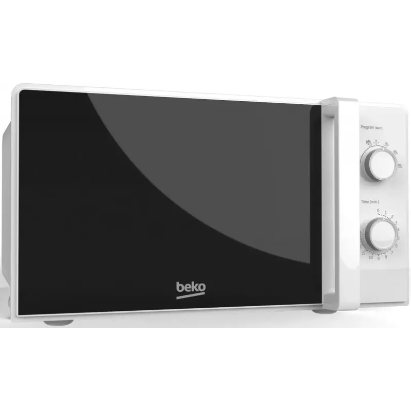 Mikrobangų krosnelė BEKO MOC20100WFB — 700 W, 20 l, 245 mm lėkštė, balta