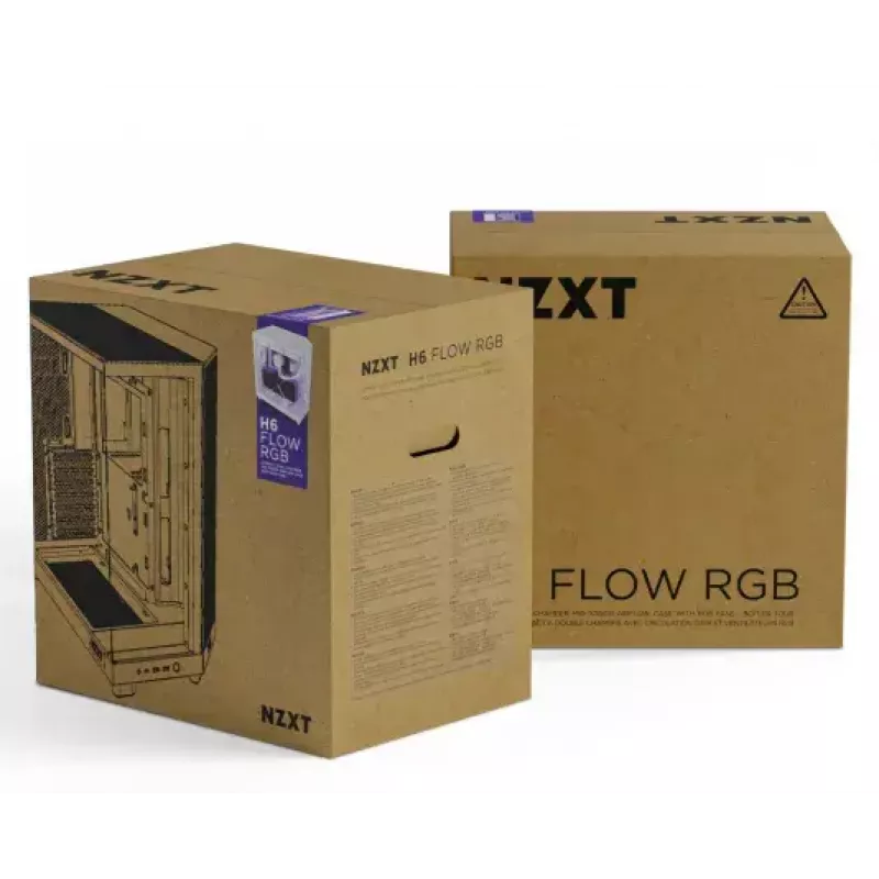 PC korpusas NZXT H6 Air Flow Midi Tower juodas