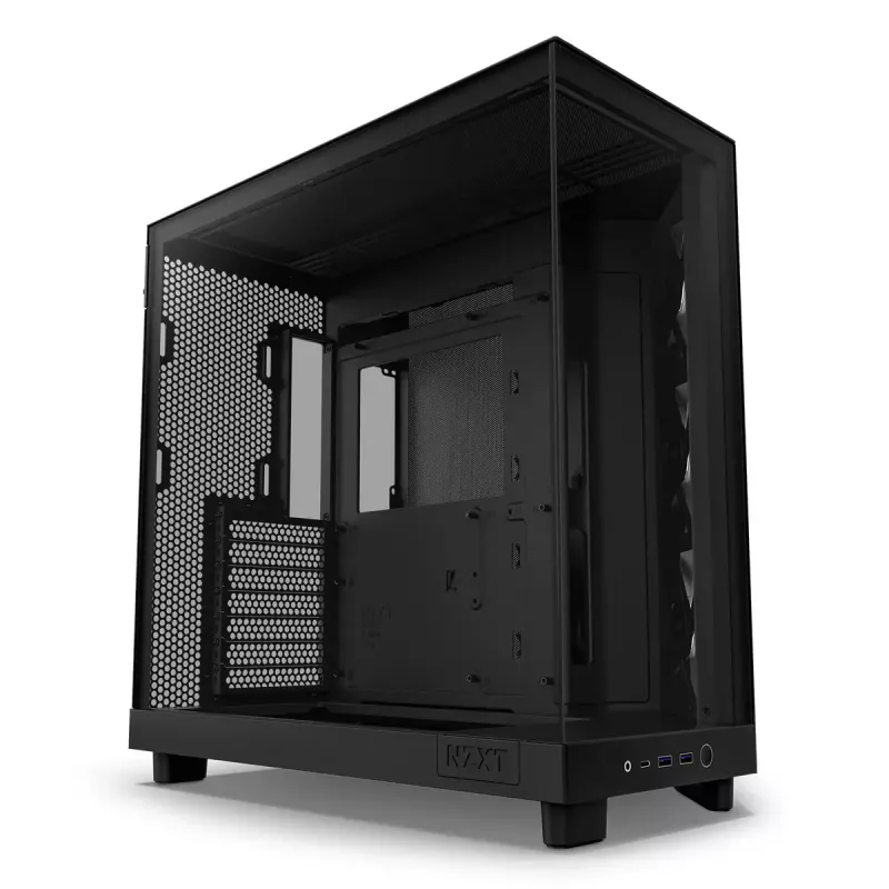 PC korpusas NZXT H6 Air Flow Midi Tower juodas