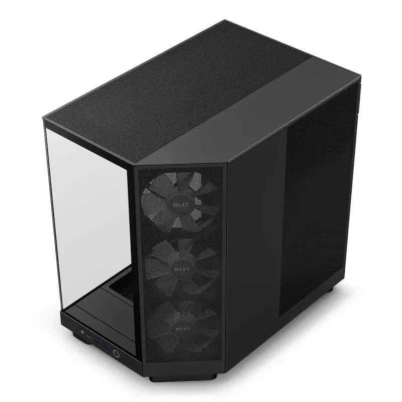 PC korpusas NZXT H6 Air Flow Midi Tower juodas