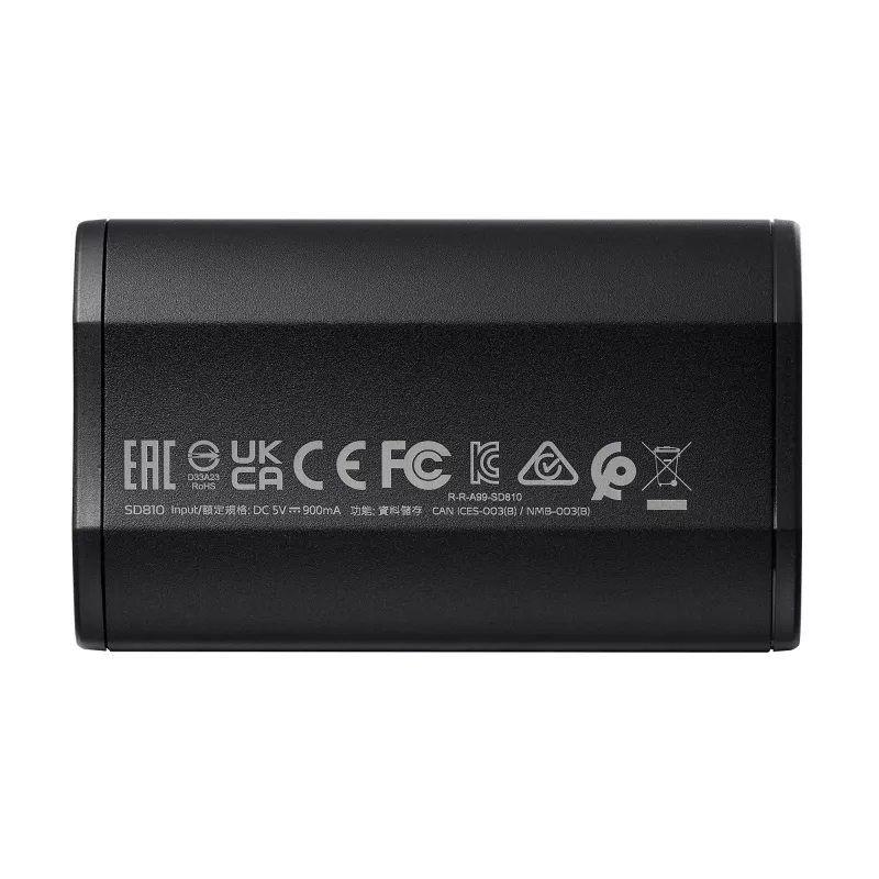 ADATA SD810 4 TB USB Type-C USB 3.2 Gen 2x2 juodas