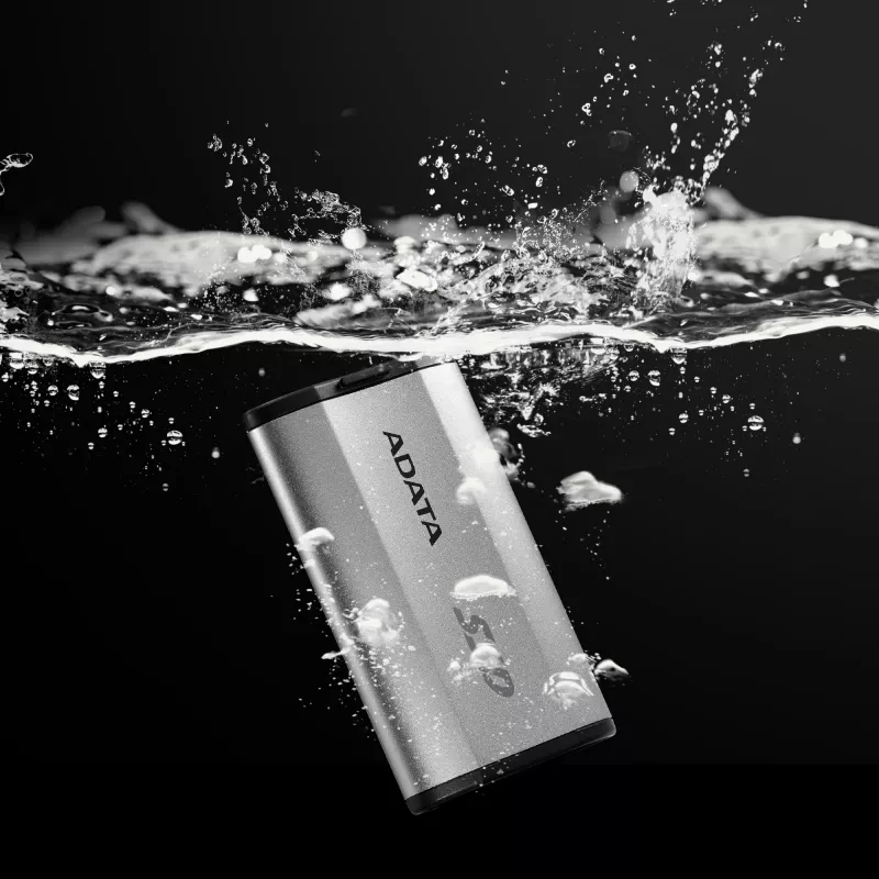 Nešiojamas SSD ADATA SD810 4TB, USB Type-C, USB 3.2 Gen 2x2, 2000 MB/s skaitymas/rašymas, IP68 aliuminio korpusas