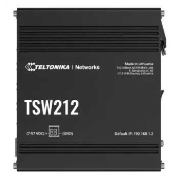 TELTONIKA TSW212 Valdomas PoE+ Gigabit Ethernet jungiklis (8 prievadai + 2 SFP)