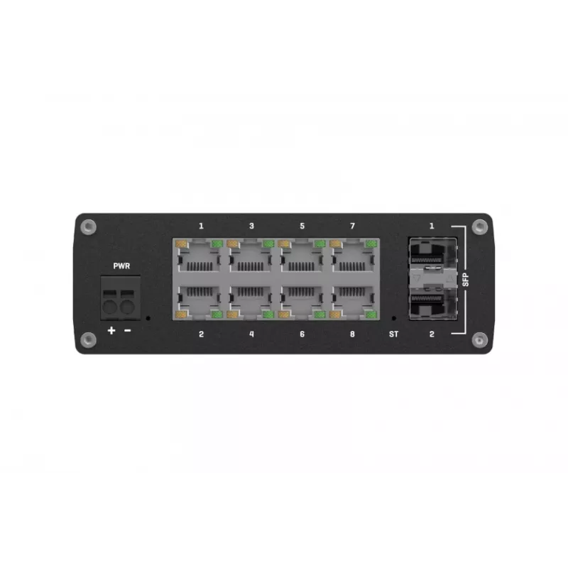 TELTONIKA TSW212 Valdomas PoE+ Gigabit Ethernet jungiklis (8 prievadai + 2 SFP)