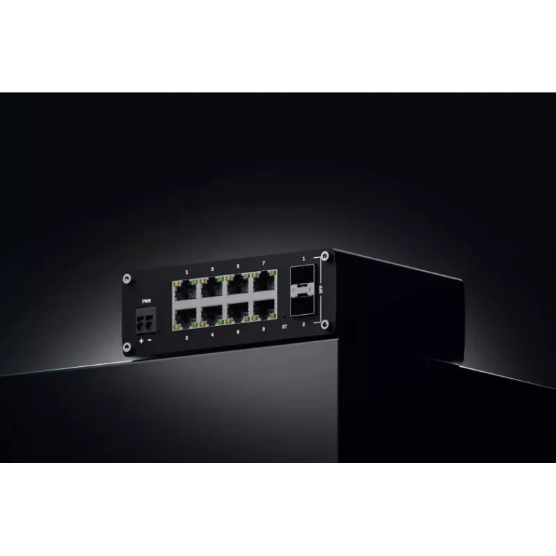 TELTONIKA TSW212 Valdomas PoE+ Gigabit Ethernet jungiklis (8 prievadai + 2 SFP)