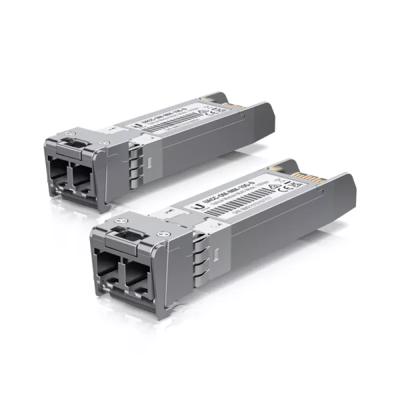 UBIQUITI UACC-OM-MM-10G-D-2 tinklo siųstuvas-imtuvas, 10 Gbit/s, daugiamodis 850 nm, LC, 2 vnt.
