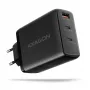 AXAGON ACU-DPQ100 sieninis įkroviklis 100W, PD3.0 & QC 4+, trys išėjimai, GaN
