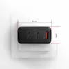 AXAGON ACU-DPQ100 sieninis įkroviklis 100W, PD3.0 & QC 4+, trys išėjimai, GaN