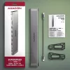 Axagon HMC-10HLS USB 5Gbps centrinis įrenginys, 4x USB-A, HDMI 4K/60Hz, RJ-45, SD/microSD, PD 100W