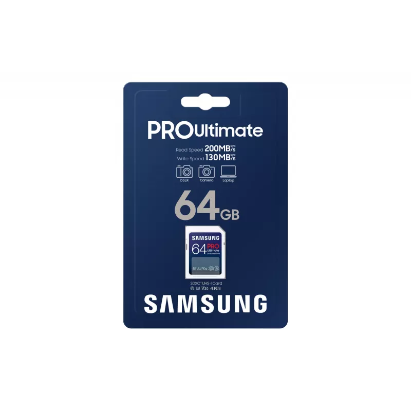 „Samsung PRO Ultimate“ 64 GB SDXC UHS-I 3 klasės atminties kortelė