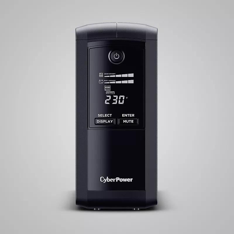 Nepertraukiamo maitinimo šaltinis CYBERPOWER VP700ELCD-FR 0,7 kVA (390 W), Line-Interactive, 4x Type E lizdai, LCD, USB, RS-232