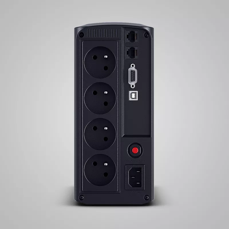 Nepertraukiamo maitinimo šaltinis CYBERPOWER VP700ELCD-FR 0,7 kVA (390 W), Line-Interactive, 4x Type E lizdai, LCD, USB, RS-232