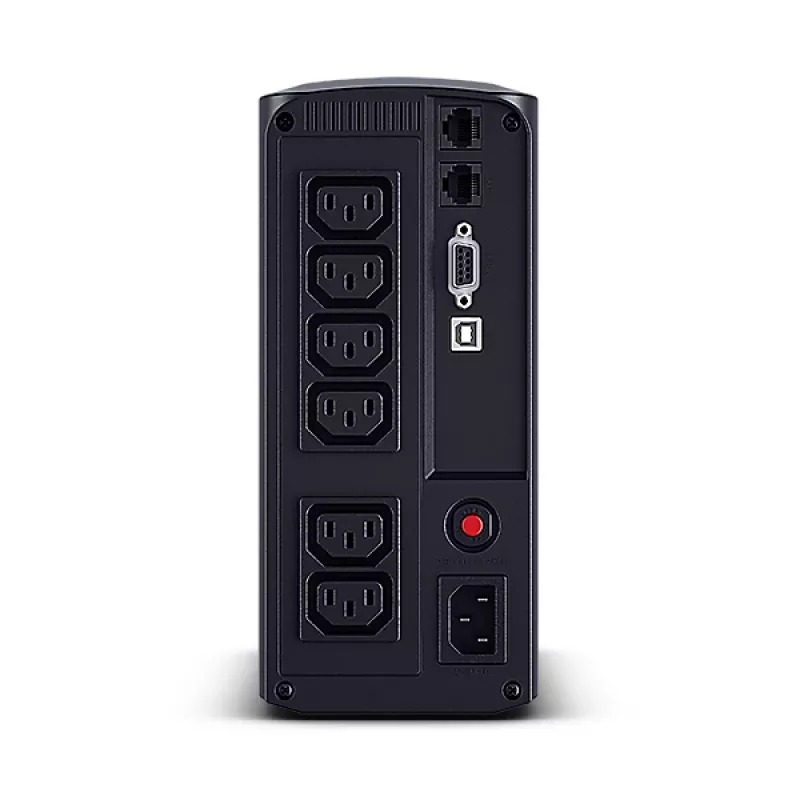 Nepertraukiamo maitinimo šaltinis CyberPower VP1000EILCD, linijinis-interaktyvus, 1 kVA, 550 W, 6 lizdų