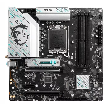 Motininė plokštė MSI B760M GAMING PLUS WIFI – Intel B760, LGA 1700, micro ATX, DDR5, 4 DIMM, Wi‑Fi 6E, 2.5Gb LAN