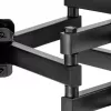 TV laikiklis prie sienos MACLEAN MC-710N VESA iki 600x400 mm, pasvirimas +3°/−15°, atstumas nuo sienos 35,5 cm, ekranas iki 80 colių, plienas, juodas